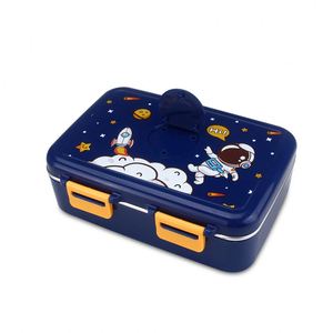 กล่องข้าวสแตนเลส กล่องอาหารกลางวันสแตนเลส ปลอดสาร BPA สำหรับเด็ก - Product Image 4