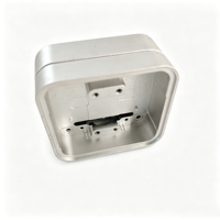 Boîtier métallique électrique personnalisable en acier inoxydable/aluminium usiné CNC, coffret de distribution MCCB, boîte de jonction IP66, perçage