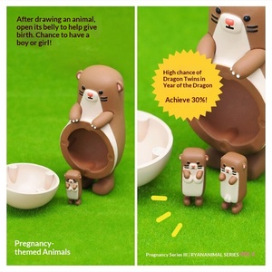 Cajas Sorpresa Originales y Auténticas de la Tercera Serie de Animales Embarazados, Figuras de Animales Adorables de PVC, Regalos Creativos, Juguetes de Moda <span class=keywords><strong>para</strong></span> Edades de 5 a 7 Años - Product Image 6