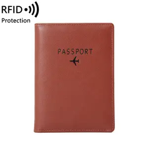 ريد جلدية رقيقة جدا الرجال المحفظة حامل بطاقة غطاء جواز سفر محافظ بطاقة المال كليب حالة عالية الجودة