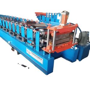 เครื่องขึ้นรูปม้วนล็อกแผ่นกว้าง265มม. เครื่องจักรหลังคาแบบตั้ง KR18 - Product Image 1