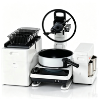 Robot de cuisine automatique commercial TINECO StarChef, machine à faire sauter intelligente 6L 3300W pour restaurant, cuisine à emporter