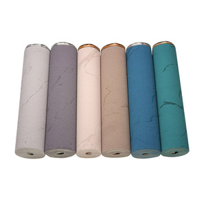 Papier peint de fond TV en marbre rayé de haute qualité pour salon chambre papier peint de velours de peau de cerf atmosphérique minimaliste - Product Image 1