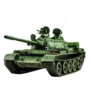 HOOBEN Full Set 1/16 RC Motorized Tank KIT T55A RUSSIAN MEDIUM TANK HengLong With Metal Gearbox , Barrel and Sprocket / Idler