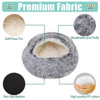 Meilleures ventes : Niche pour chat à motif chaud, longue et moelleuse, type canapé, coussin doux pour chiens et chats, idéale pour l'hiver. Dropshipping pris en charge.