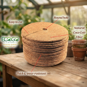 แผ่นคลุมดินมะพร้าวย่อยสลายได้ Eco2go เวียดนาม |   วงแหวนใยธรรมชาติสำหรับปกป้องดิน - Product Image 1
