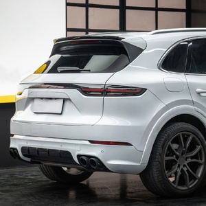 Alerón Trasero Superior en Forma de Ala de Fibra de Carbono Seca TKT para Actualización de Automóviles 2018-2024, con Cinta Adhesiva y Tornillos, Nuevo, Compatible con Cayenne - Product Image 3