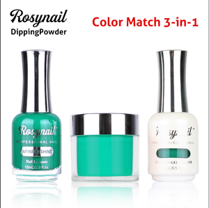 موردو المصنع مجموعة ألوان مطابقة 3in1 مجموعة ألوان منخفضة الرائحة غير سامة صبغة عالية 30 مسحوق أظافر 15 جيل طلاء أظافر بالأشعة فوق البنفسجية - Product Image 5