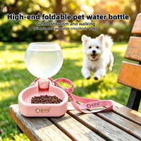 Gamelle portable pour chien Quick Seller avec design élégant, bouteille d'eau pliable pour animaux de compagnie, pour chats et chiens, dispositif d'alimentation extérieur