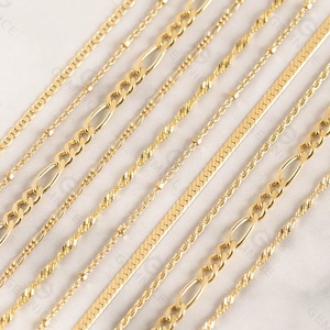 Gemnel 925 فضة 18k الذهب عالية الجودة 3.5 مللي متر متعرجة سلسلة الأفعى المختنق قلادة - Product Image 6