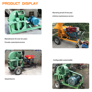 Chất Lượng Cao Gỗ Chip Mùn Cưa Thiết Bị Chế Biến Ướt Và Khô Máy Nghiền Gỗ Cây Chi Nhánh Dư Lượng Rơm Máy Nghiền - Product Image 4