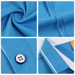 2025 Moda personalizada Nueva llegada Botones de color sólido Manga corta Polo de alta calidad para hombres - Product Image 6