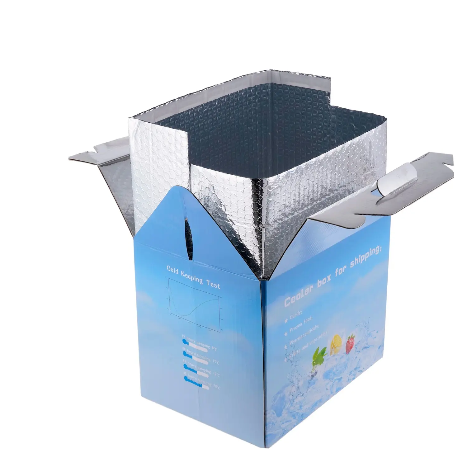 冷凍食品を輸送するためのシーフード冷間配送包装ボックス断熱ボックス配送ボックス