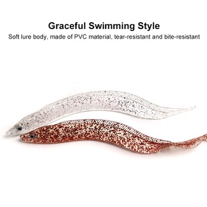Esca Artificiale Morbida a Forma di Pesce Trasparente Simulato per Spigola e <span class=keywords><strong>Rockfish</strong></span> - Product Image 4