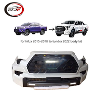 CZJF accessoires de voiture pare-chocs avant de levage de visage pour Hilux Revo 2015-2018 Restyle à Tundra lifting Kit de carrosserie de calandre modifié