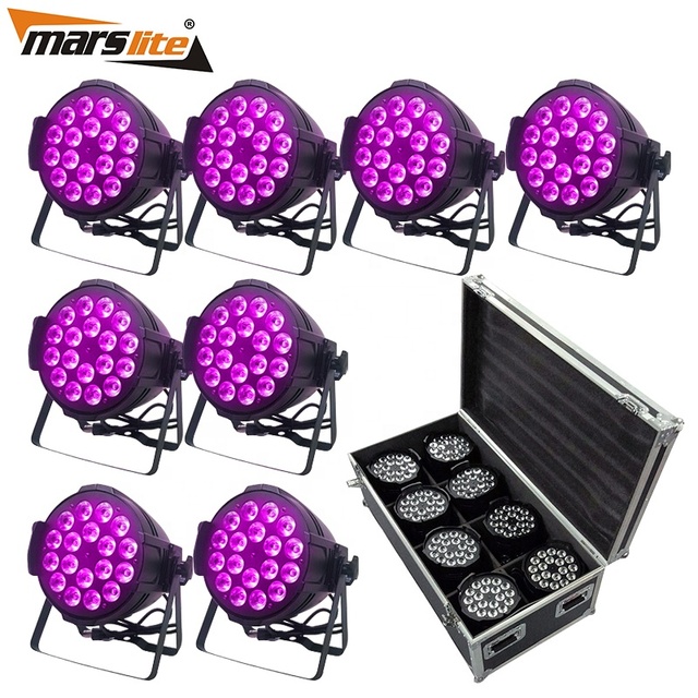 Marslite Led Par Lights Stage 18*10W 4 in 1 Par Can Stage Light Party Bar Disco Effect Event Dj Lighting