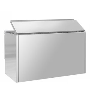 GGM Gastro Saladette PREMIUM - 1368 mm - 3 portes - avec entrée pour 4x GN 1/1 & couvercle en acier inoxydable - Product Image 5