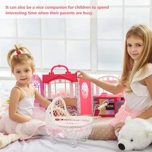 Yulin Jiafu rotin-Look plastique baptême <span class=keywords><strong>poussette</strong></span> panier mariage fleur fille bonbons boîtes bébé garçon douche noël bébé douches - Product Image 3