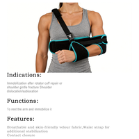 Attelle orthopédique post-chirurgicale pour la coiffe des rotateurs, avec logo personnalisé OEM, certifiée CE, pour les blessures sportives