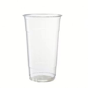 Vasos Desechables de Plástico Transparente PET de 107 mm de Calibre con Tapas, 32 oz, Estilo de Pared Simple, Ecológicos para Té y Bebidas Frías - Product Image 2