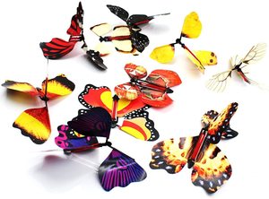 Cadeaux d'anniversaire papillon magique volant dans le livre fée élastique alimenté liquidation papillon jouet grande surprise pour mariage - Product Image 3