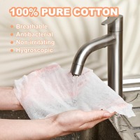 Serviette de table compressée lingettes extensibles douces et sans odeur vente en gros couleur unie personnalisée écologique pour l'extérieur