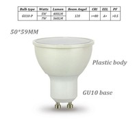 Ampoules LED GU10 en plastique, LED-GU10