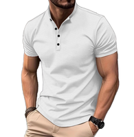 Chemise décontractée pour homme à manches courtes, 180g, anti-rides, avec poche, brodée, tricotée, imprimée numériquement, détection d'aiguilles, service OEM