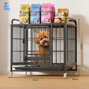 Precios de fábrica para jaulas para perros pequeños, medianos y grandes con inodoros y estantes de almacenamiento Jaulas para perros Labrador y Golden Retriever - Product Image 5