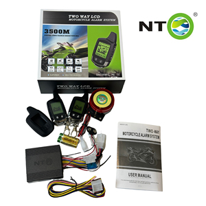 Accesorios para Motocicleta con Pantalla LCD Bidireccional y Respuesta en Tiempo Real, Tecnología Antirrobo para Arranque y Parada del Motor, Alarma Bidireccional para Motocicleta - Product Image 1