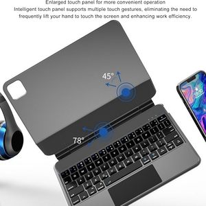 Étui magnétique pour clavier pour iPad Air 10.9 pouces et iPad 11e/10e génération 2025/2022 avec clavier Multi-Touch Trackpad rétro-éclairé - Product Image 2