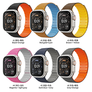 Nueva Correa Magnética de Silicona de Alta Calidad para <span class=keywords><strong>Apple</strong></span> <span class=keywords><strong>Watch</strong></span> Series 11/10/9/8/7/6/5/4/<span class=keywords><strong>SE</strong></span>, Exclusiva y Potente - Product Image 6