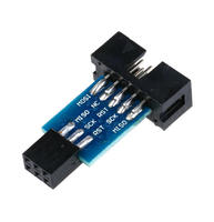 Carte adaptatrice originale AVRISP USBASP STK500 10PIN vers 6 PIN