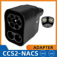 Adaptateur CCS2 DC 1000V 250A IP54 avec prise de charge EV neuve pour Tesla/NACS, connecteur EV pour Model Y/X/S