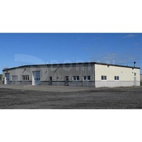Diseño extensible a prueba de viento Estructura de acero 100x100 Construcción prefabricada Almacén Edificio de metal Planos de casa