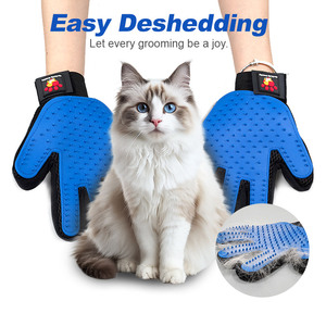 Práctico Guante de Silicona 2 en 1 para el Cuidado de Mascotas, Suave, Portátil, para Eliminar el Pelo y Bañar, para Ambas Manos - Product Image 3