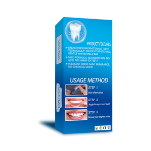 Bandes <span class=keywords><strong>de</strong></span> blanchiment à 9 dents, Non sensibles, Kit <span class=keywords><strong>de</strong></span> blanchiment des dents antidérapant, pour éliminer le tabac, le café, le Soda - Product Image 5