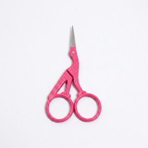 4 PAIRS 4.5" STAINLESS STEEL SHARP TIP CLASSIC STORK SCISSORS CRANE DESIGN SEWING SCISSORS DRESSMAKER SHEARS SCISSORS - Product Image 1