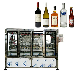 Machine de mise en bouteille automatique de vin et de spiritueux, moteur électrique, haute précision, économie d'énergie, solutions efficaces personnalisées pour les PME et les vignerons - Product Image 1