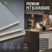 Panneau de meubles laminé avec film PET