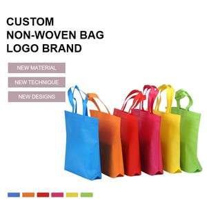 Sac fourre-tout en non-tissé à rayures, certifié BSCI et ROHS, écologique, personnalisable (couleur et logo), couleur BEIGE, ouvert - Product Image 2