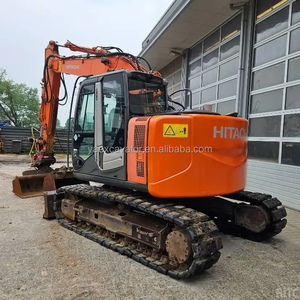 Maquinaria de construcción de segunda mano de 13.5 toneladas, excavadora hidráulica Hitachi Zaxis 120 usada para proyecto de construcción de carreteras. - Product Image 1