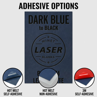 Feuille de similicuir laserable 12x24 de haute qualité avec support gris, vierge pour gravure laser, idéale pour les patchs de casquettes et logos personnalisés - Vente en gros