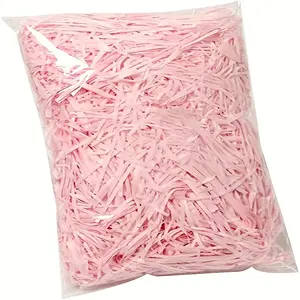 50 g/sac bricolage sec écologique 500G couleur d'emballage remplisseur froissé papier découpé déchiqueté raphia Lafite herbe pour paquet boîte-cadeau