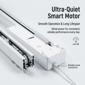 Persianas Eléctricas Modernas, Impermeables, Verticales, de Fácil Instalación, <span class=keywords><strong>Cortinas</strong></span> Translúcidas Motorizadas, Solución Inteligente para Ventanas - Product Image 6