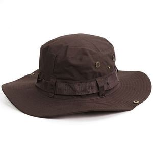 Nouveau chapeau de pêcheur unisexe en coton 100% pour l'été, style safari, décontracté, sportif, quotidien, avec sangle réglable, protection solaire - Product Image 5