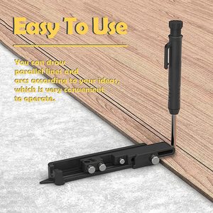 Offre Spéciale Multi Fonction traçage Outil Profil Traçage Règle Jauge De Contour Doodle Ligne de MENUISERIE Bricolage - Product Image 6