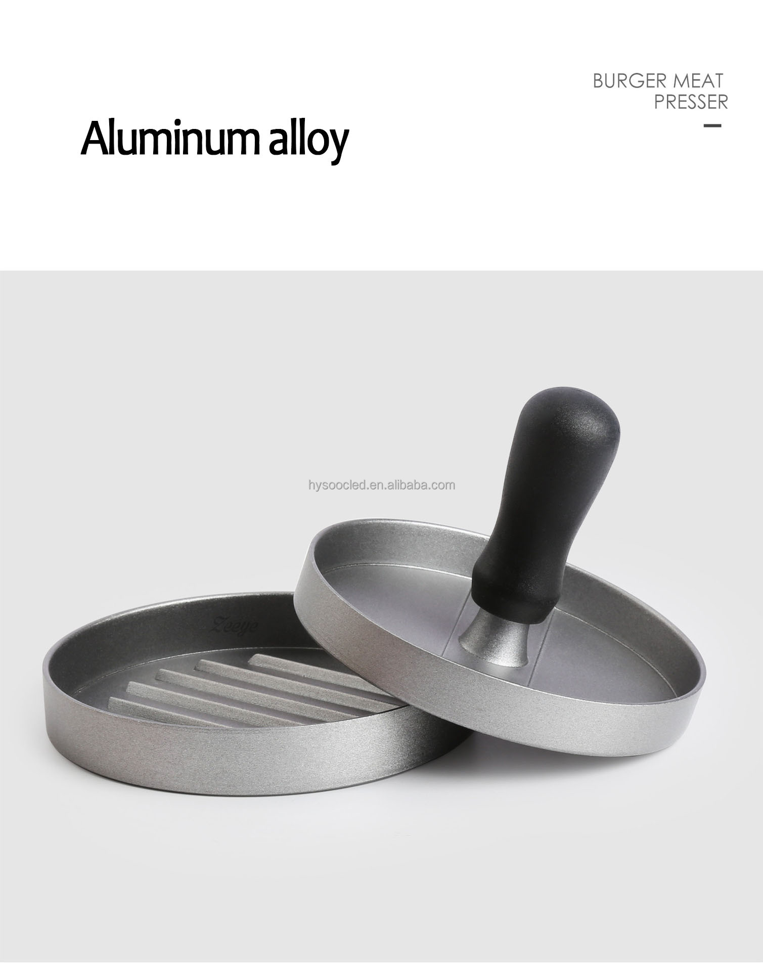 Пресс для мяса из АБС-пластика, пресс-форма круглой формы с антипригарным покрытием для бургеров, говядин, гриля, Пирогов, кухонные аксессуары