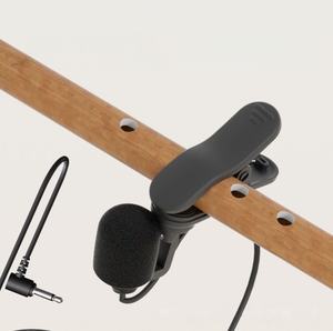 Mini micrófono con clip con cable, pastilla profesional para flauta/flauta de bambú/Xiao/<span class=keywords><strong>Hulusi</strong></span>/Bawu Performance, accesorio de sonido claro - Product Image 3