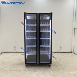 Refrigerador Comercial de Lujo con Puertas de Vidrio, Refrigerador Vertical de Una Puerta para Bebidas, Congelador Comercial de Exhibición - Product Image 3
